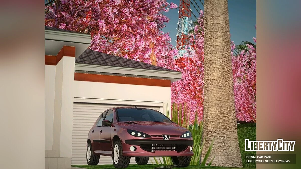 Peugeot 206 (Iran) / GTA San Andreas