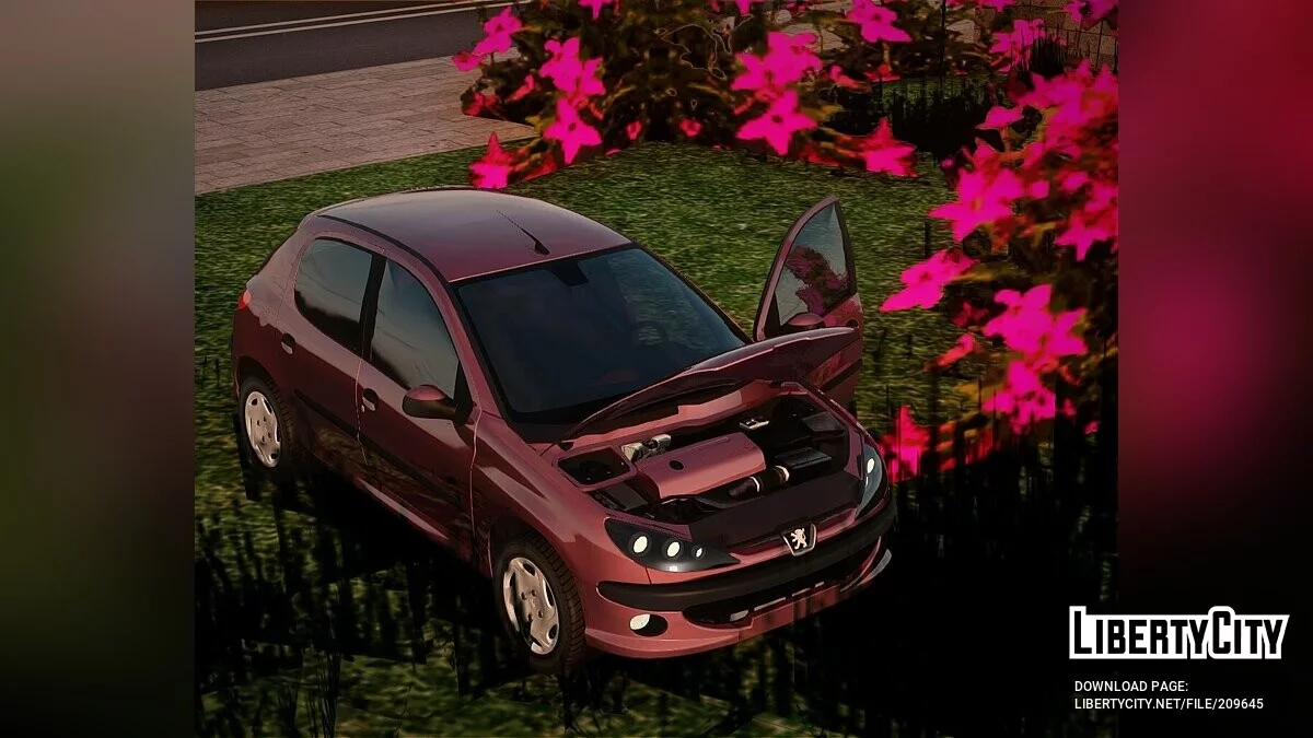 Peugeot 206 (Iran) / GTA San Andreas