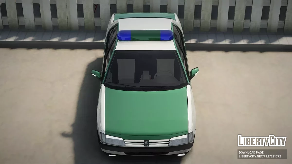 Peugeot 405 GLX Police / GTA San Andreas