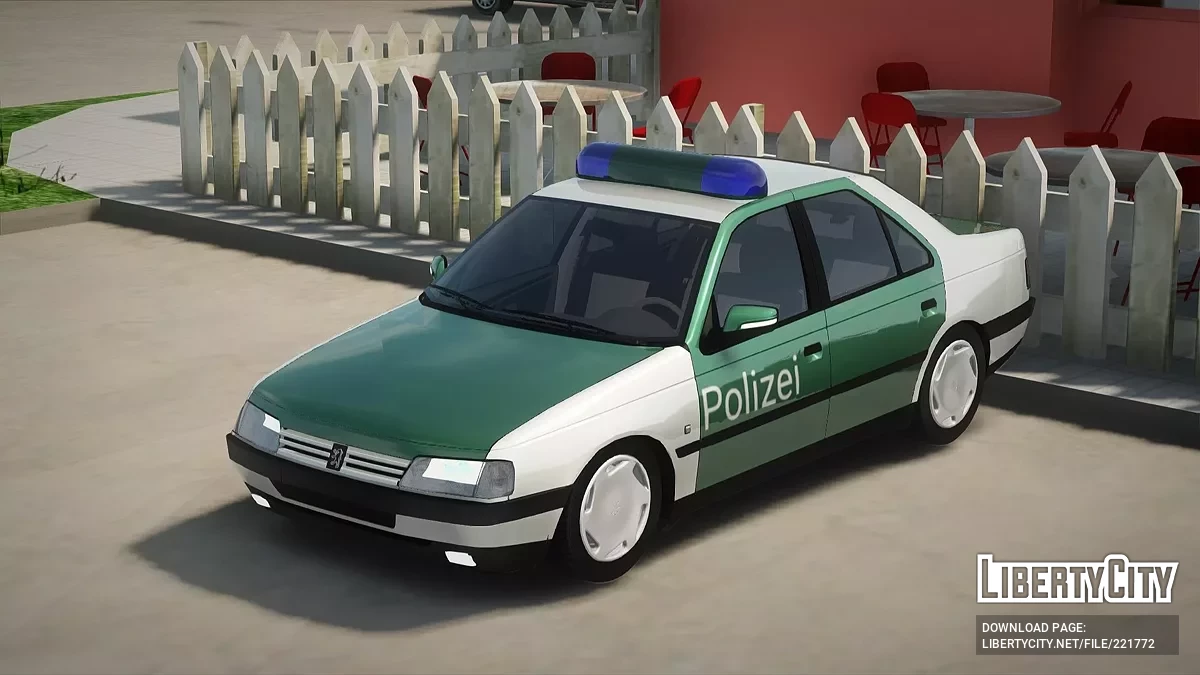 Peugeot 405 GLX Police / GTA San Andreas