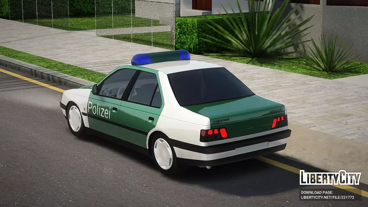 Peugeot 405 GLX Police / GTA San Andreas