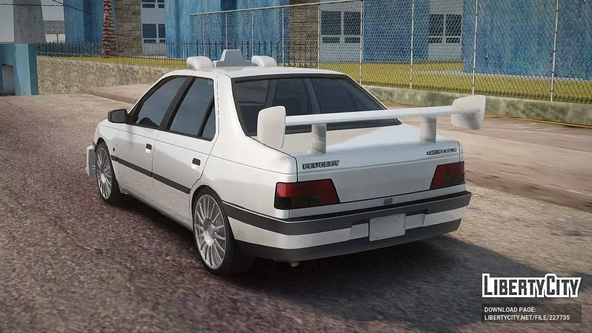 Peugeot 405 GLX Таксі Франція / GTA San Andreas