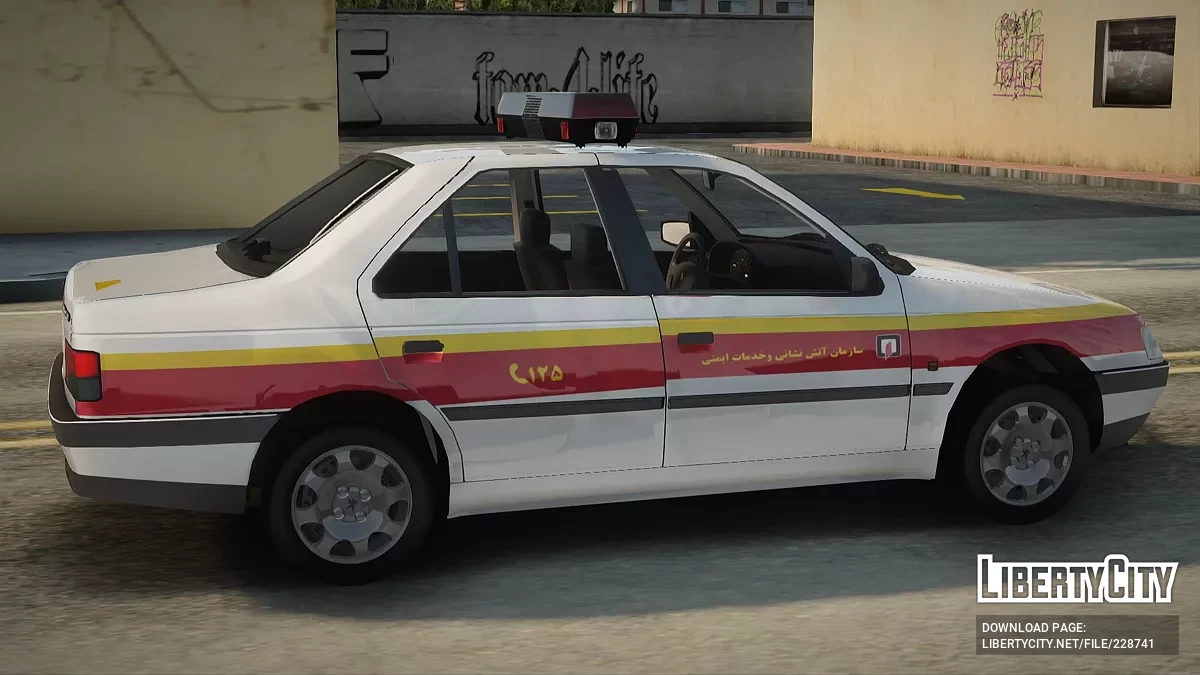 Peugeot 405 GLX Fire Emdad / GTA San Andreas