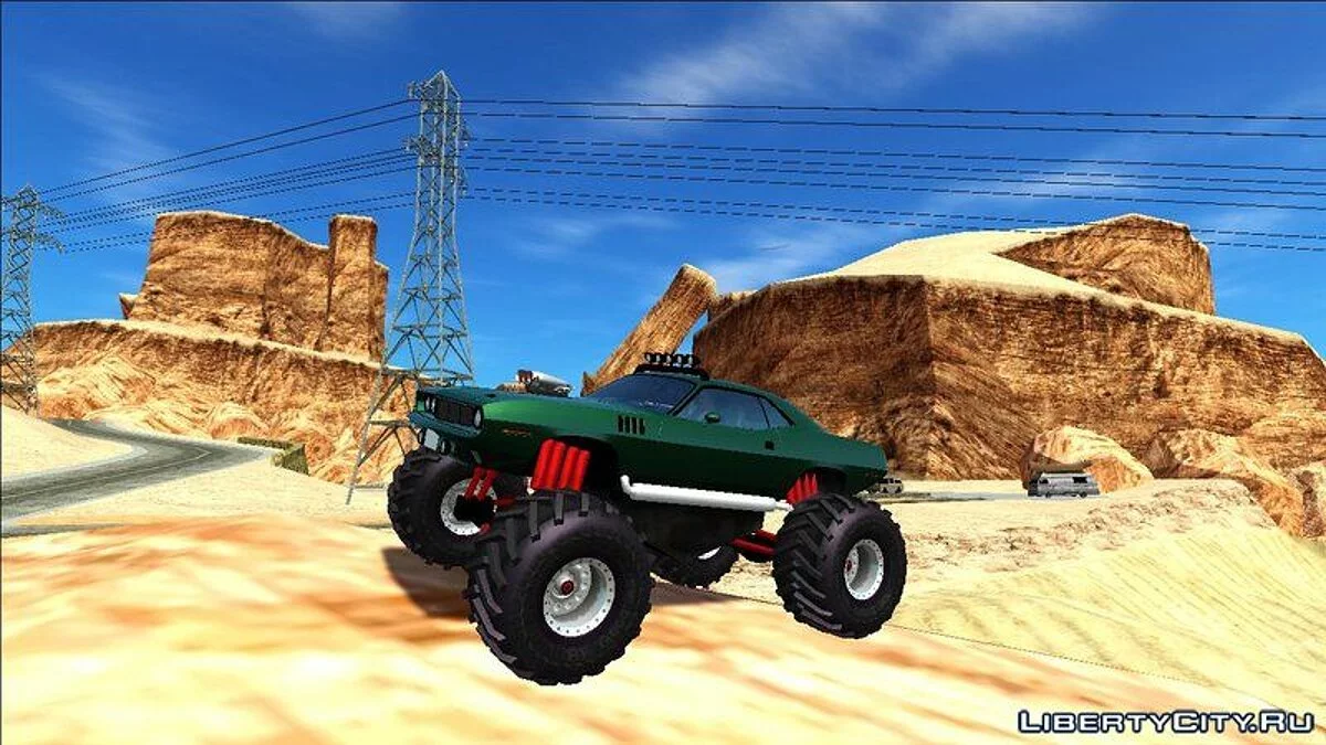 1971 Plymouth Hemi Cuda Monster Truck / GTA San Andreas