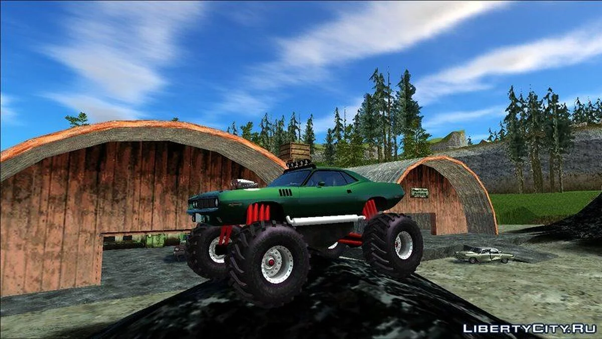 1971 Plymouth Hemi Cuda Monster Truck / GTA San Andreas