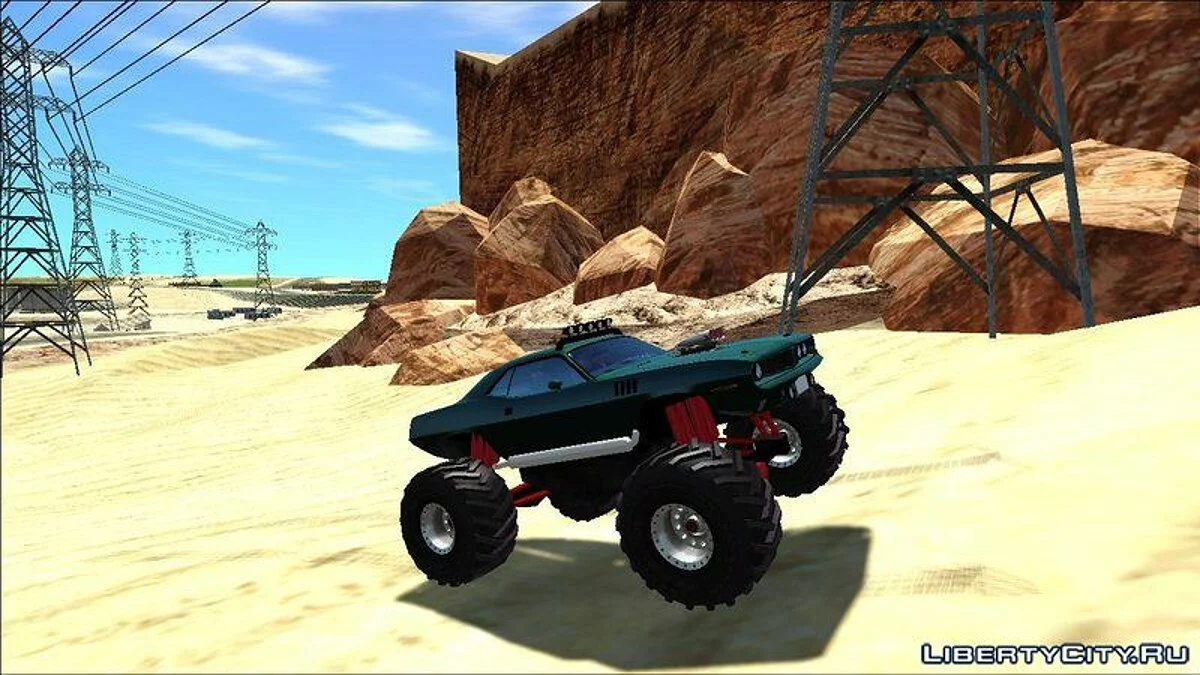 1971 Plymouth Hemi Cuda Monster Truck / GTA San Andreas