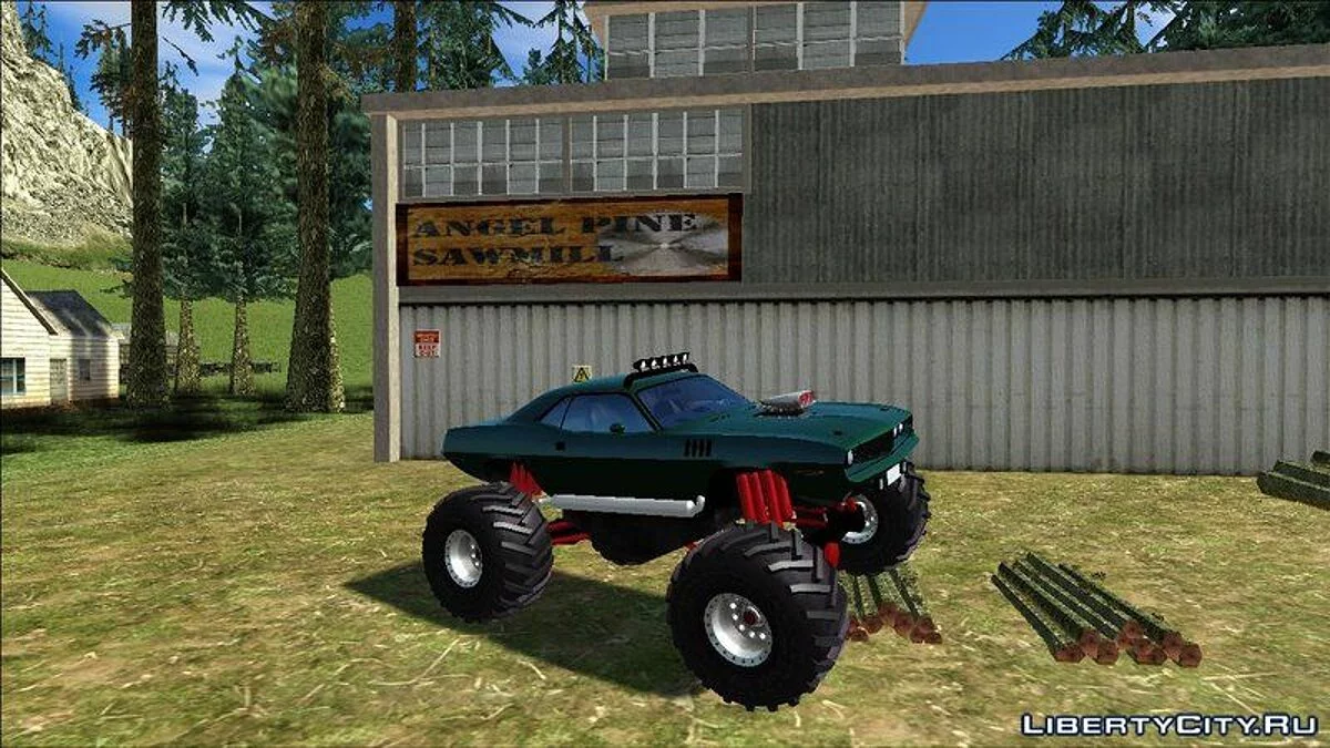 1971 Plymouth Hemi Cuda Monster Truck / GTA San Andreas