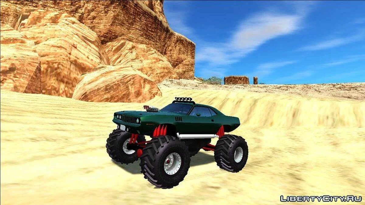 1971 Plymouth Hemi Cuda Monster Truck / GTA San Andreas