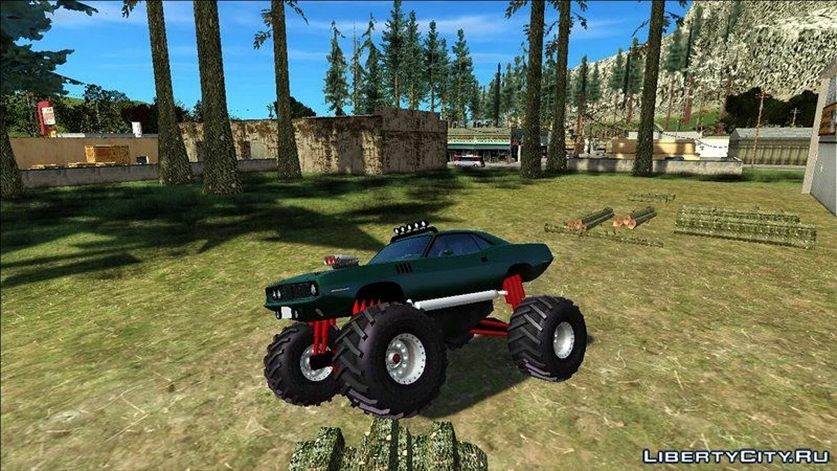 1971 Plymouth Hemi Cuda Monster Truck / GTA San Andreas