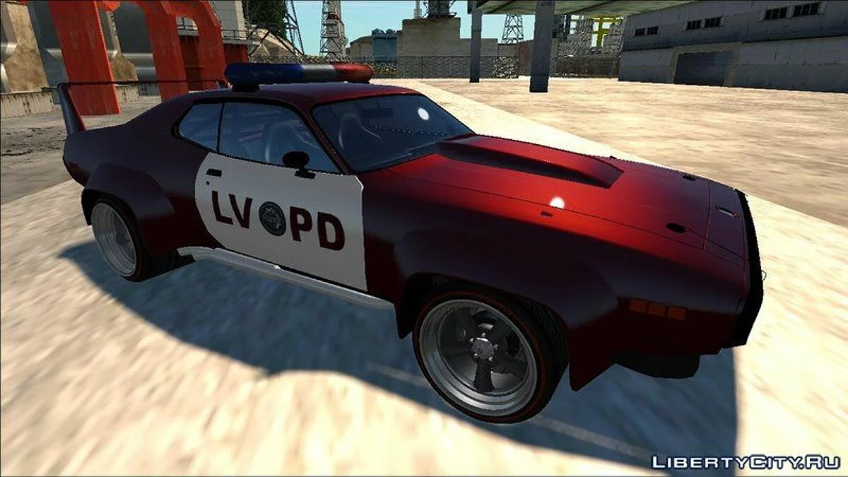 1972 Plymouth GTX Custom Police LVPD / GTA San Andreas