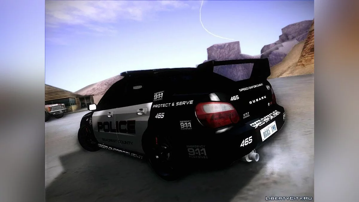 Subaru Impreza WRX STI Police Speed Enforcement / GTA San Andreas