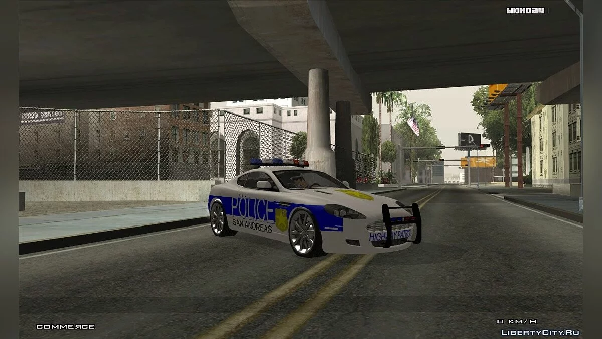 Aston Martin HIGHWAY PATROL V2 / GTA San Andreas