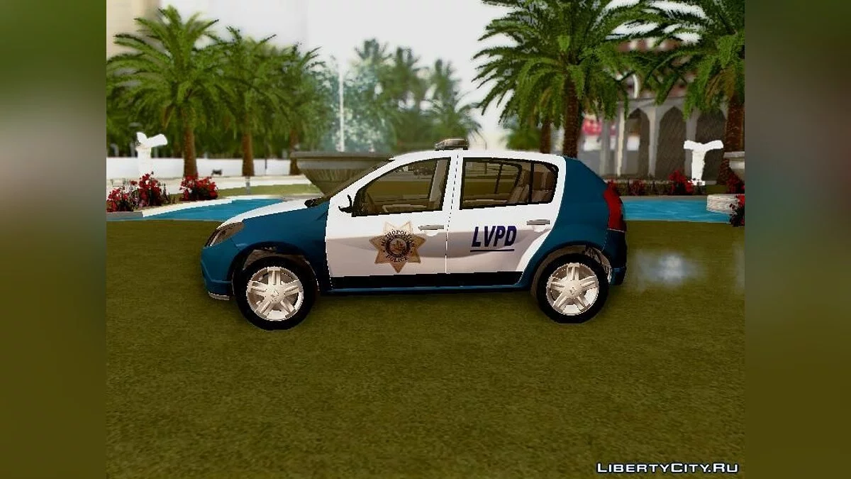 Renault Sandero Police Las Vegas / GTA San Andreas
