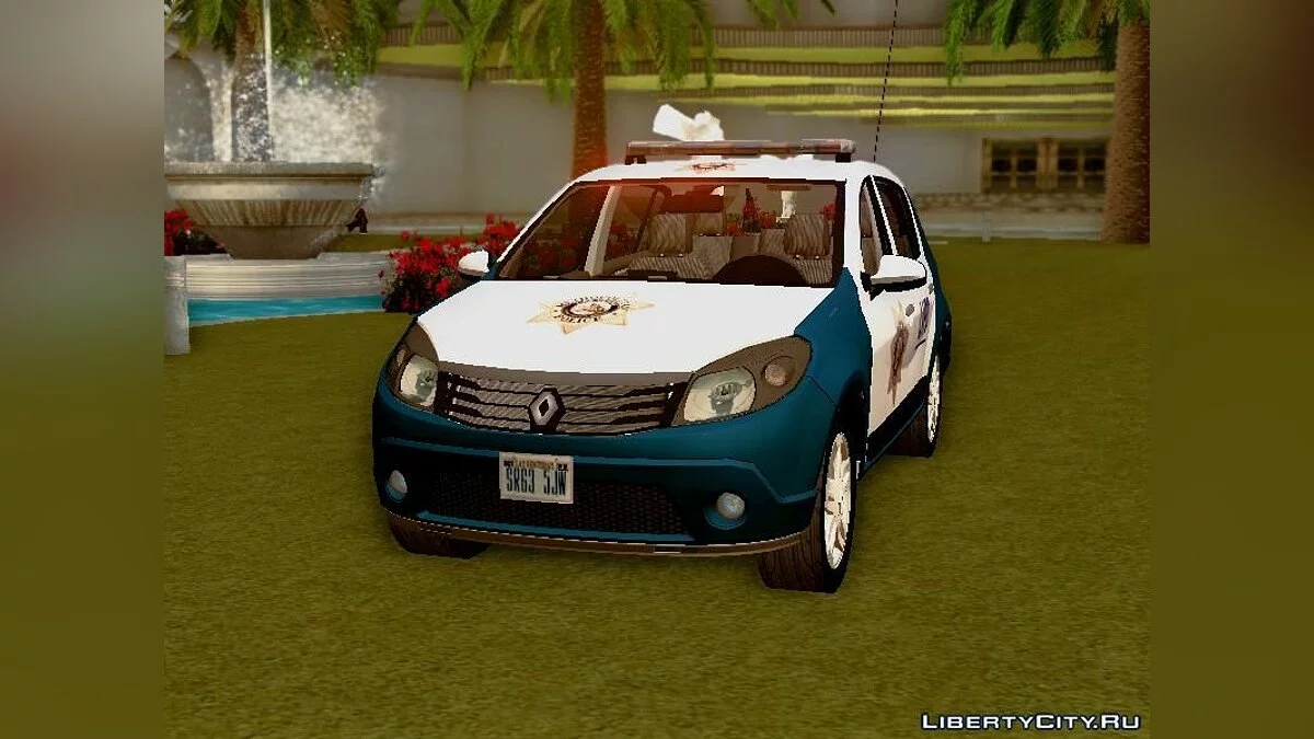 Renault Sandero Police Las Vegas / GTA San Andreas