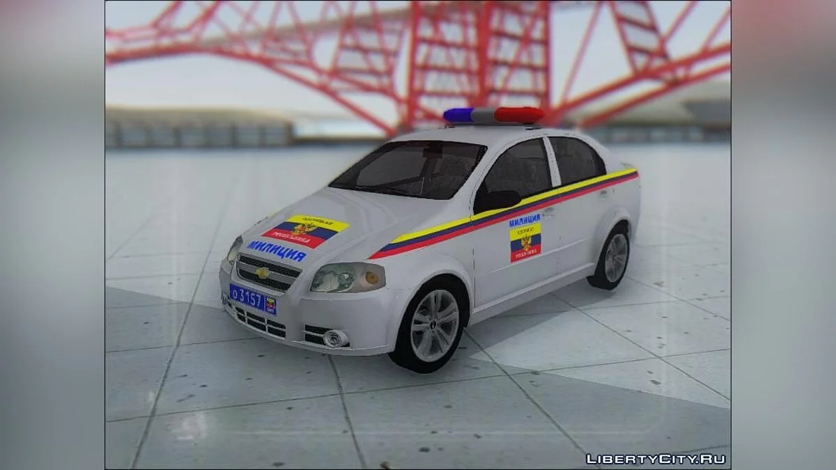 Chevrolet Aveo поліція Південно-Сходу (пак) / GTA San Andreas