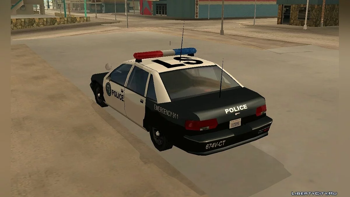 Pack de police par nyolc8 [Style SA] / GTA San Andreas