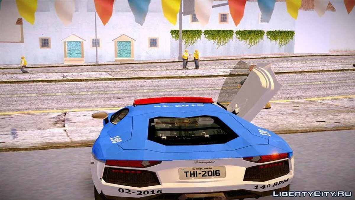 Lamborghini Aventador LP700 Police Car from Rio de Janeiro / GTA San Andreas