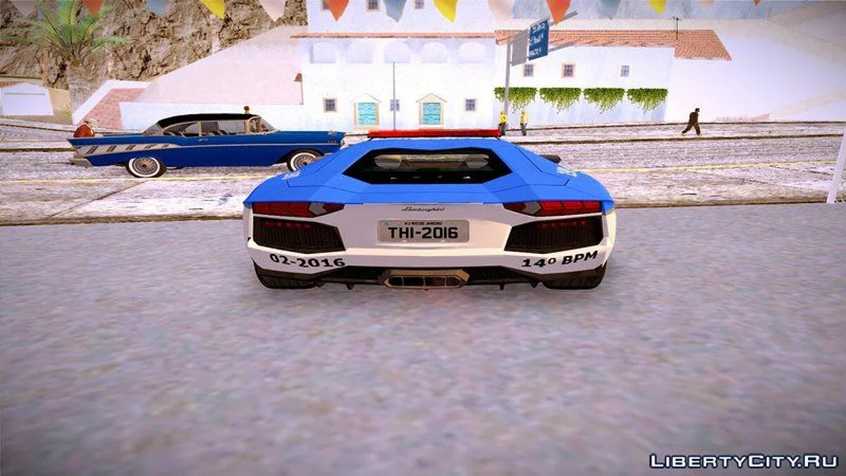 Lamborghini Aventador LP700 Police Car from Rio de Janeiro / GTA San Andreas
