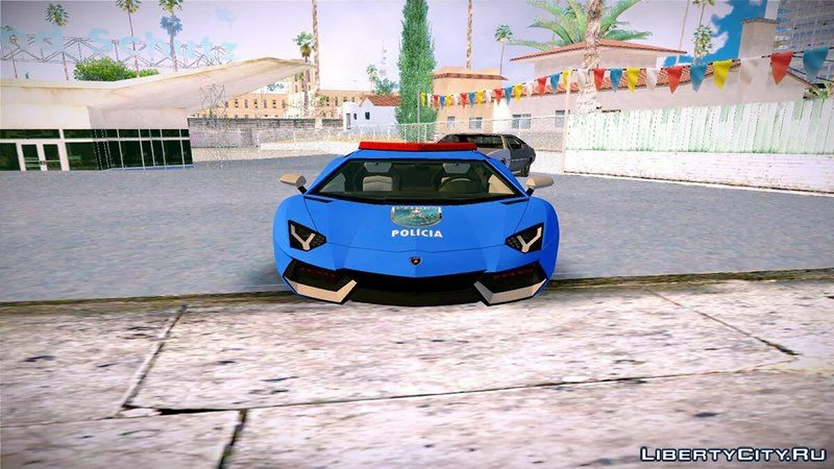 Lamborghini Aventador LP700 Police Car from Rio de Janeiro / GTA San Andreas