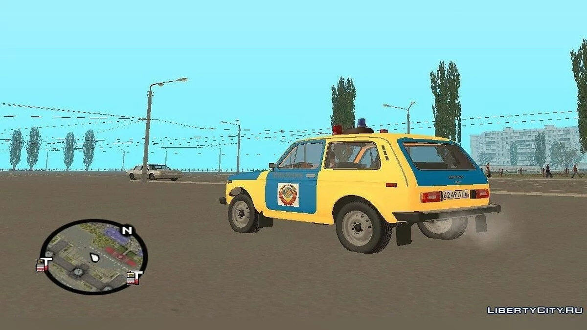 VAZ-2121 Niva Policía de la URSS / GTA San Andreas