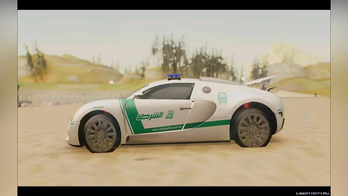 2009 Bugatti Veyron 16.4 Dubai Polizei / GTA San Andreas