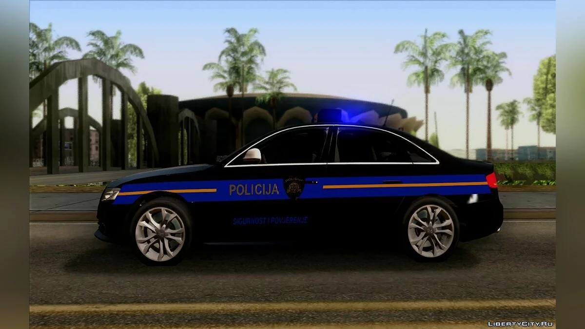 奥迪 S4 - 克罗地亚警车 / GTA San Andreas