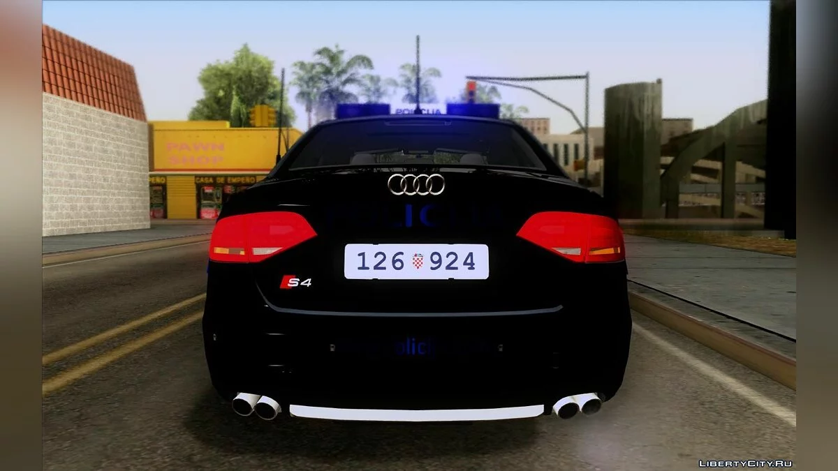 奥迪 S4 - 克罗地亚警车 / GTA San Andreas