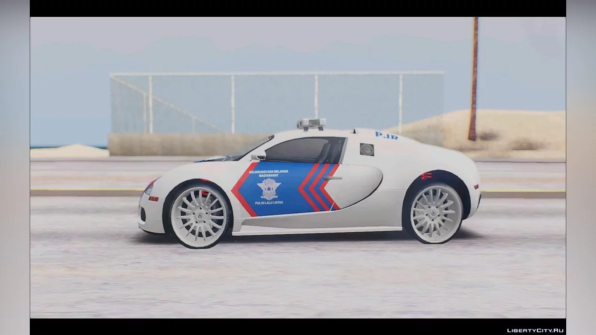 Bugatti Veyron Policía Indonesia / GTA San Andreas