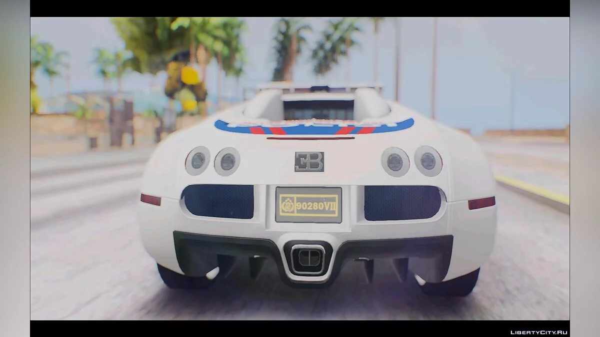 Bugatti Veyron Policía Indonesia / GTA San Andreas