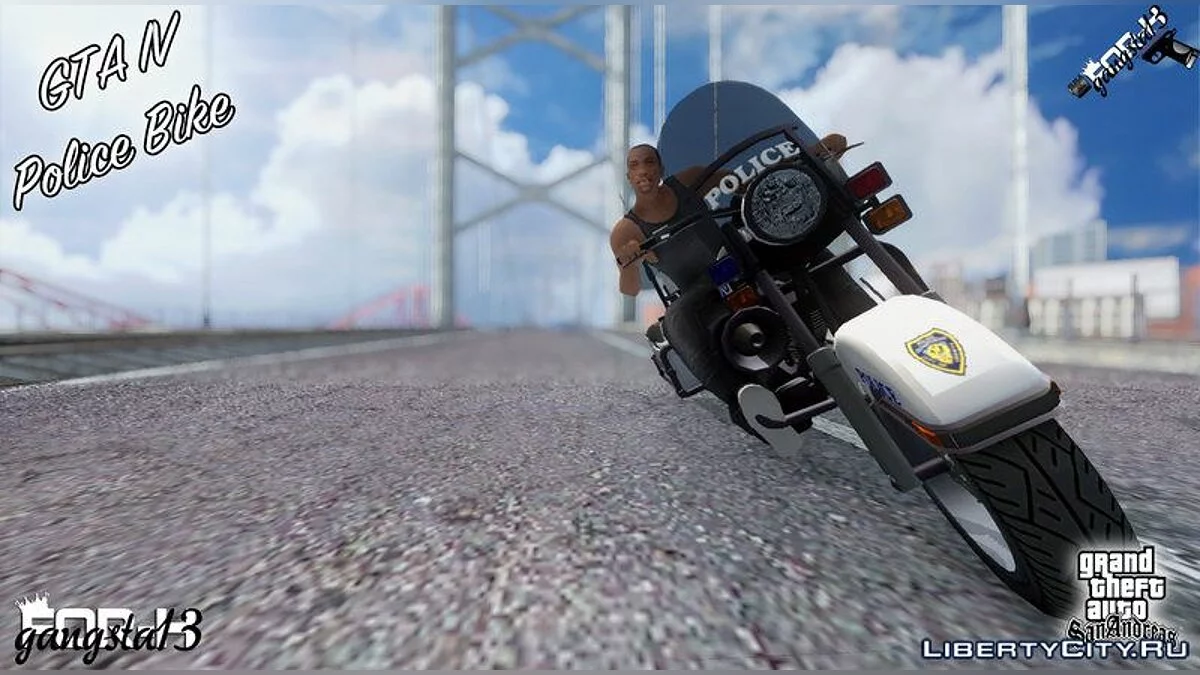Bicicleta de Polícia de GTA IV / GTA San Andreas