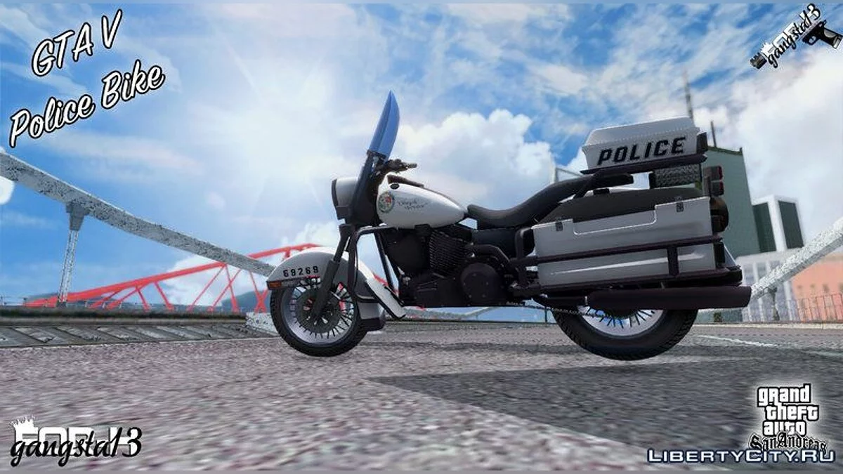 GTA V Police Bike / GTA San Andreas