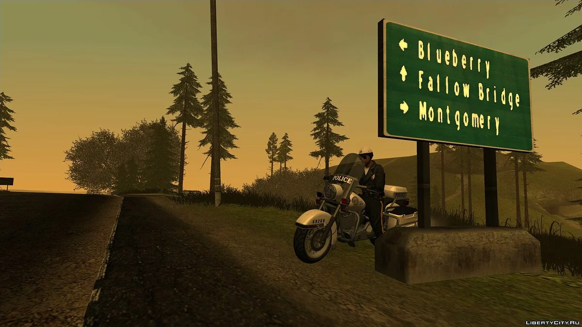 Moto de police GTA V / GTA San Andreas