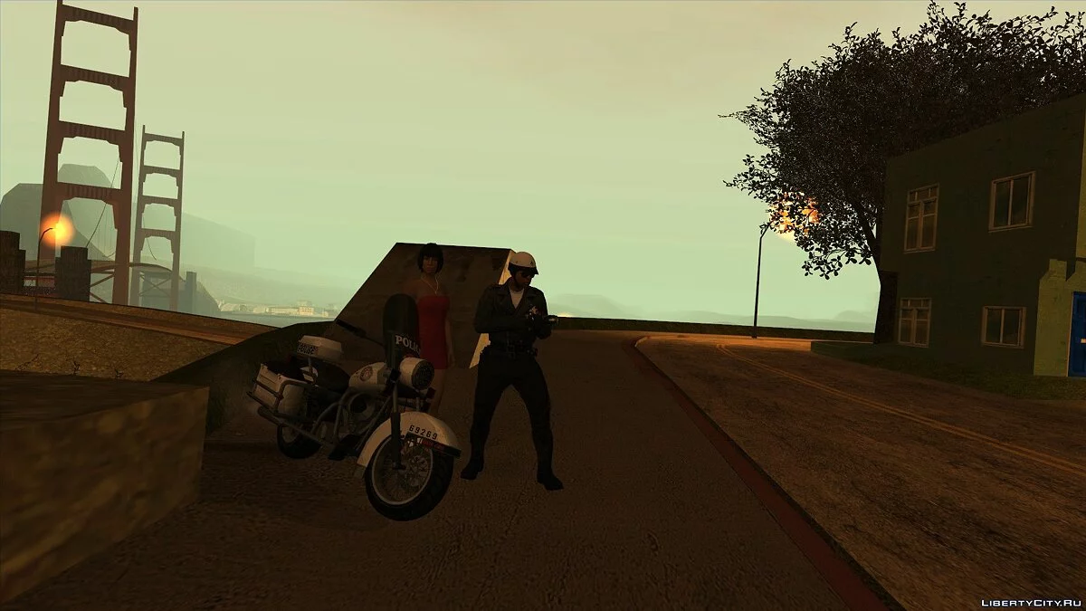 Moto de police GTA V / GTA San Andreas