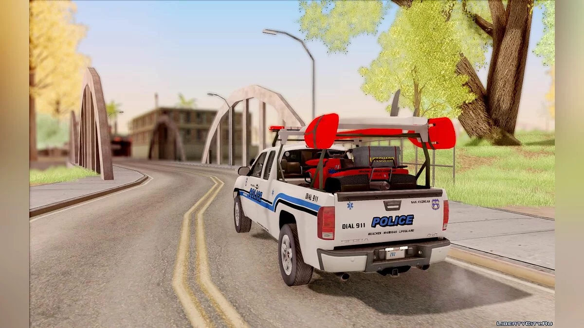 2010 GMC Sierra Polícia / GTA San Andreas
