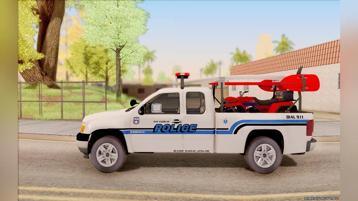 2010 GMC Sierra Polícia / GTA San Andreas