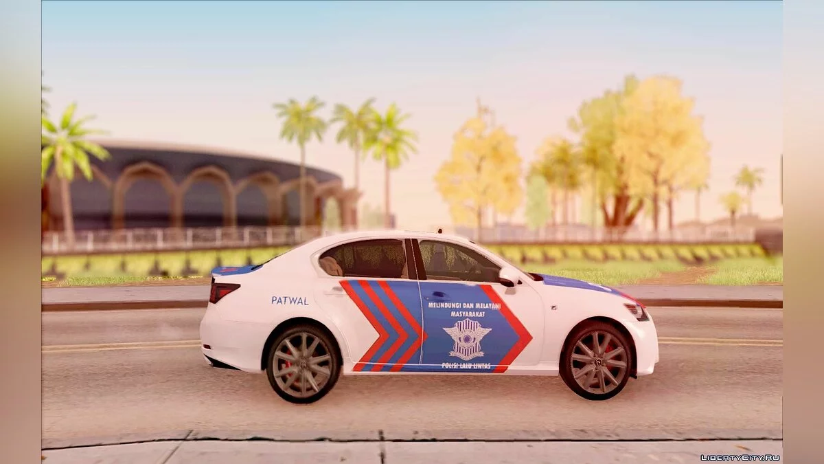 Lexus GS-350 Carro da Polícia Indonésia / GTA San Andreas