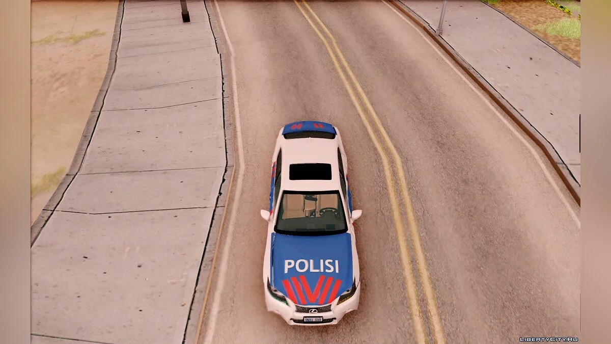 Lexus GS-350 Carro da Polícia Indonésia / GTA San Andreas