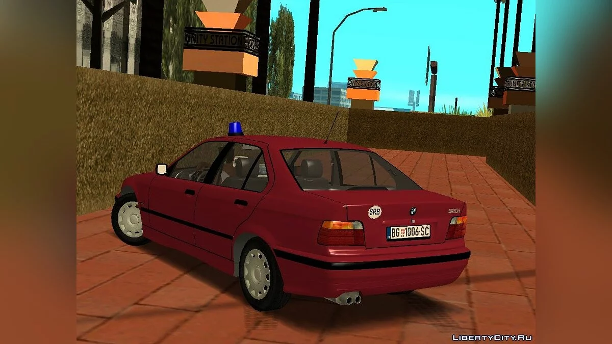 BMW 320i e36 Civil Police / GTA San Andreas