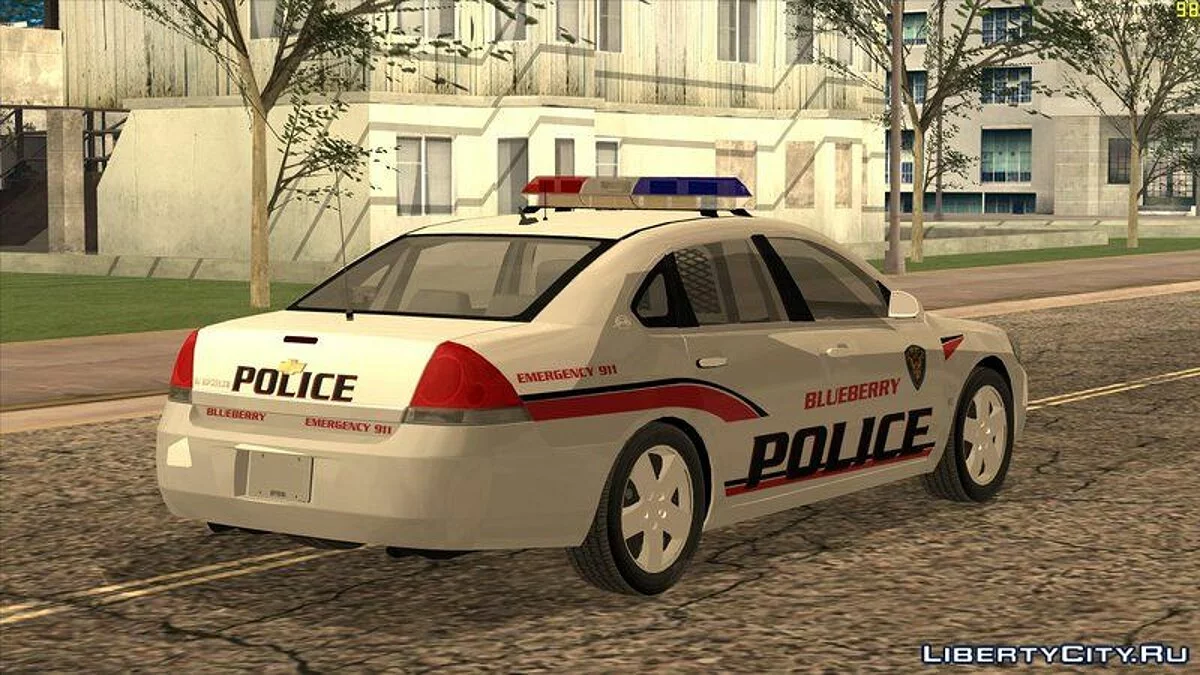 2009 Chevy Impala - Поліція Блуберрі / GTA San Andreas