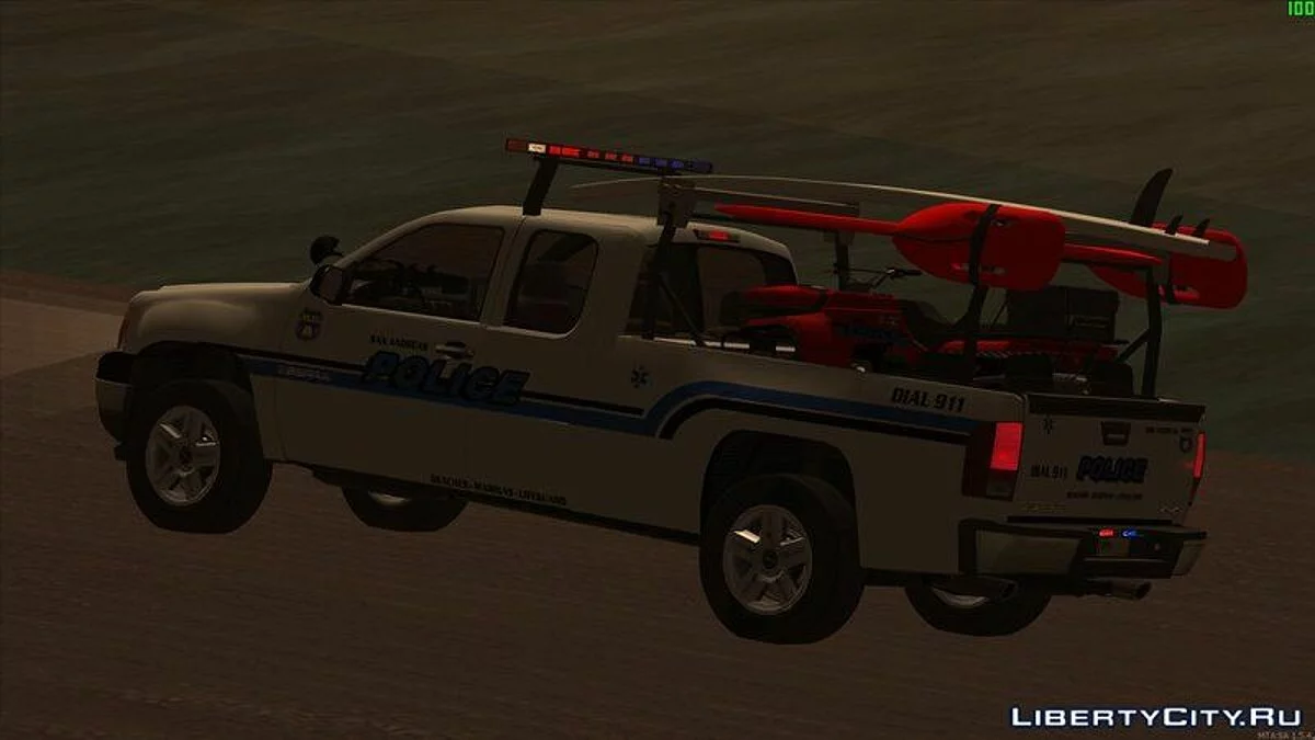 2010 GMC Sierra Polícia Estadual de San Andreas / GTA San Andreas