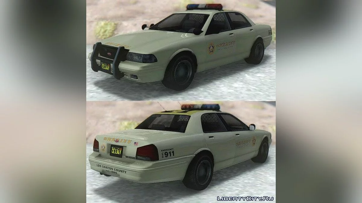 GTA V Vapid Stanier II Sheriff Cruiser / GTA San Andreas