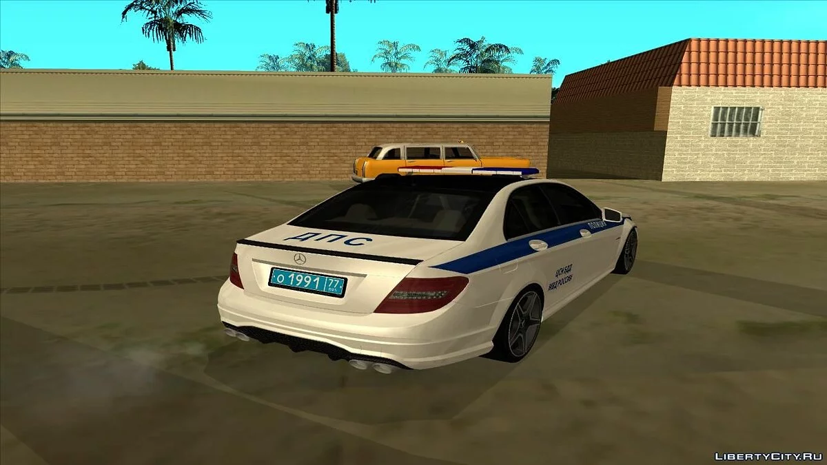 Mercedes-Benz С63 AMG ДПС / جي تي إيه سان أندرياس