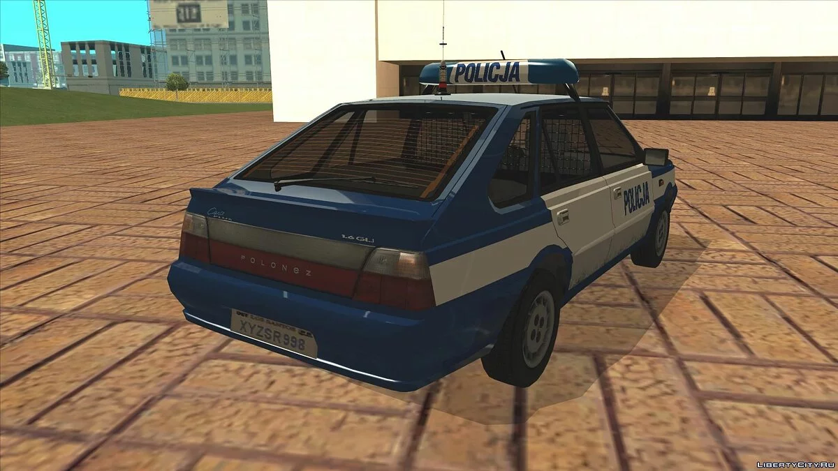 Daewoo-FSO Polonez Caro Plus Policja 1.6 GLi v1.0 / GTA San Andreas