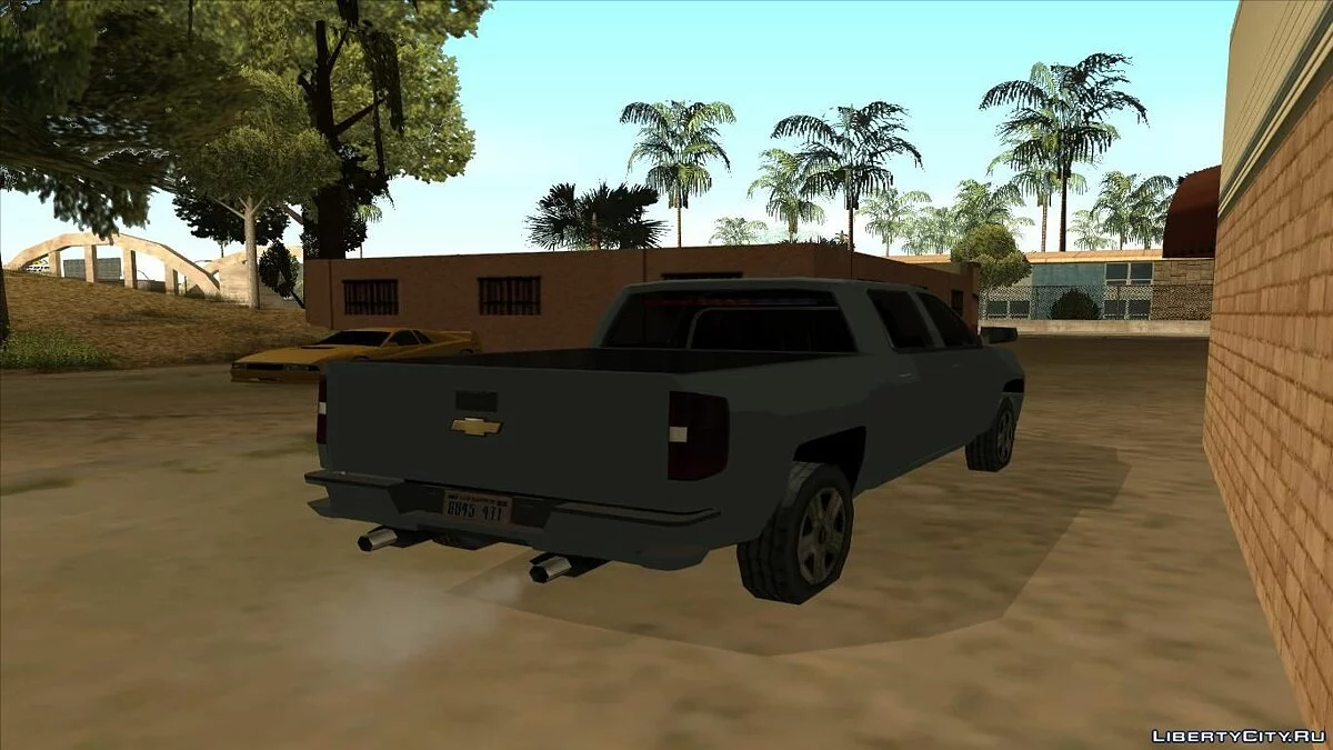 Chevrolet Silverado 2017 Polisi Undercover Low Poly / GTA San Andreas