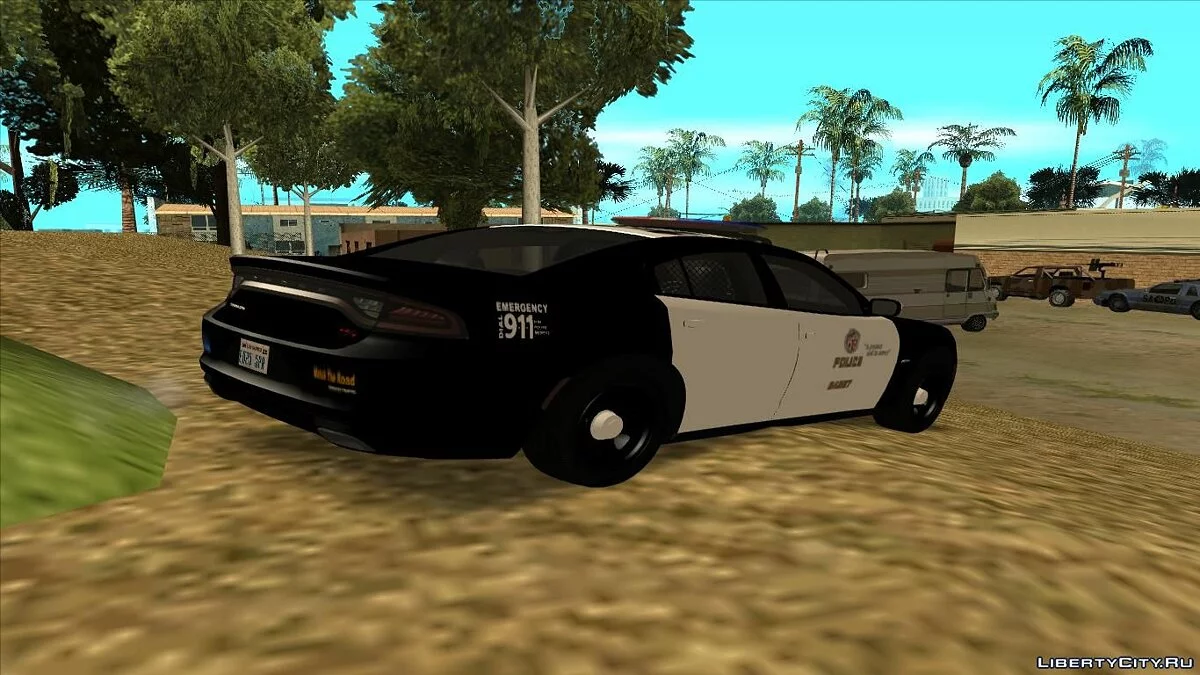 دودج تشارجر SRT8 هيلكات - LSPD [IVF] / جي تي إيه سان أندرياس