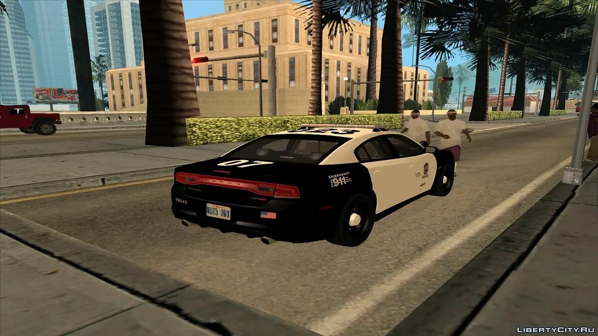 دودج تشارجر LAPD SRT-8 2011 / جي تي إيه سان أندرياس