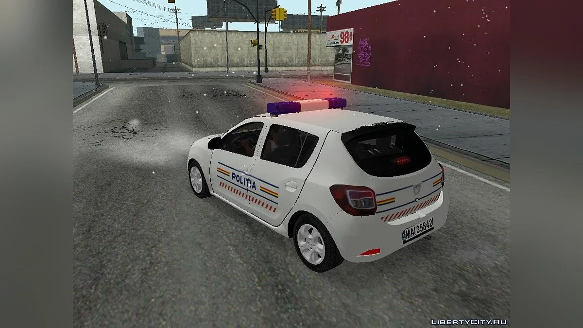Dacia Sandero 2016 Politia Romana / GTA San Andreas