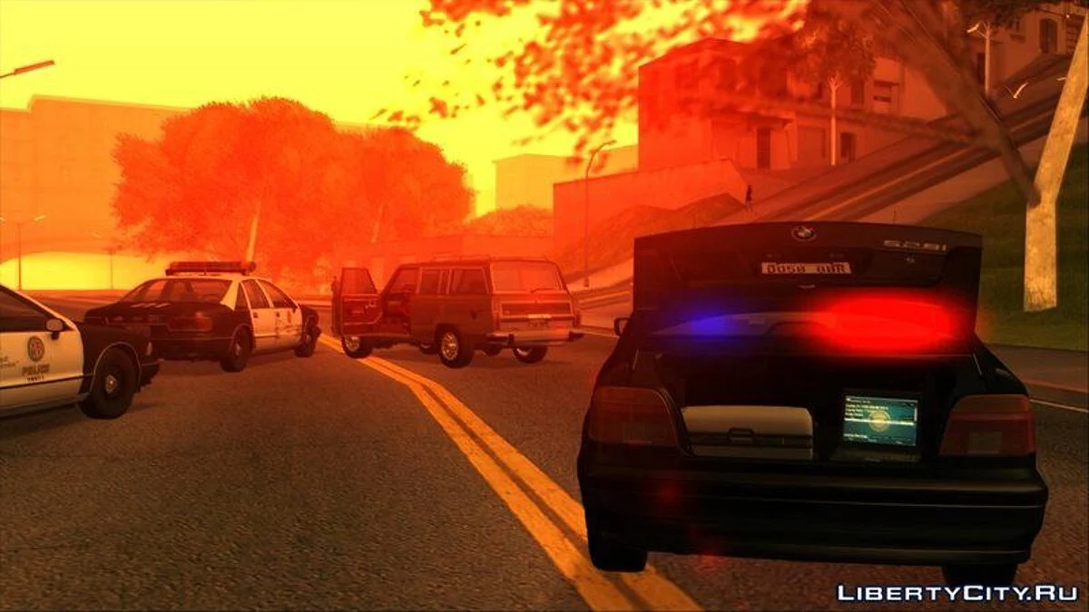FIB BMW 5-Series e39 525i 1999 (Especificación de EE. UU.) - Vehículo del F.B.I. / GTA San Andreas