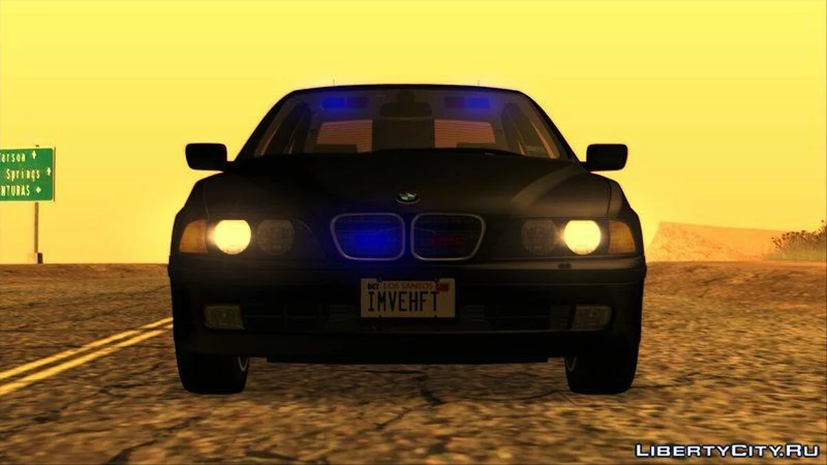 FIB BMW 5-Series e39 525i 1999 (Especificación de EE. UU.) - Vehículo del F.B.I. / GTA San Andreas