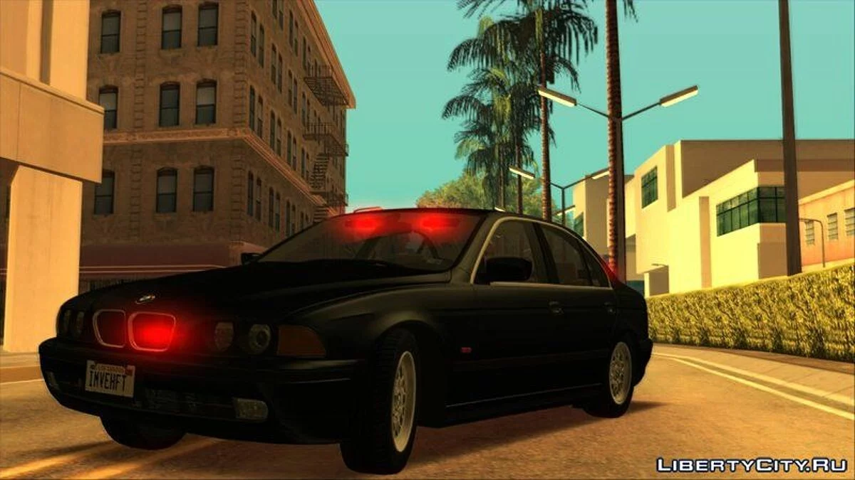 FIB BMW 5-Series e39 525i 1999 (Especificación de EE. UU.) - Vehículo del F.B.I. / GTA San Andreas